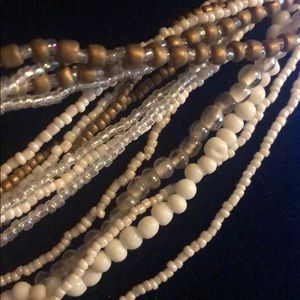 Beautiful multi strand beaded necklace